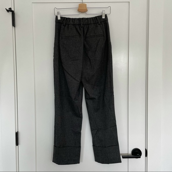 Cuffed Straight Fit Trousers - Picture 2 of 6